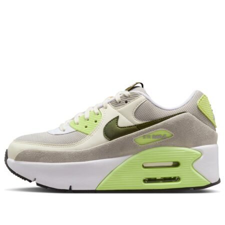 (WMNS) Nike Air Max 90 LV8 'White Pale Ivory College Gray Light Lemon Twist' IB8061-100