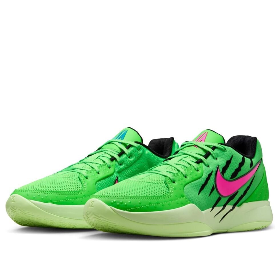 Nike Ja 2 NRG 'Scratch Green Pink' IB8235-300 - Image 3