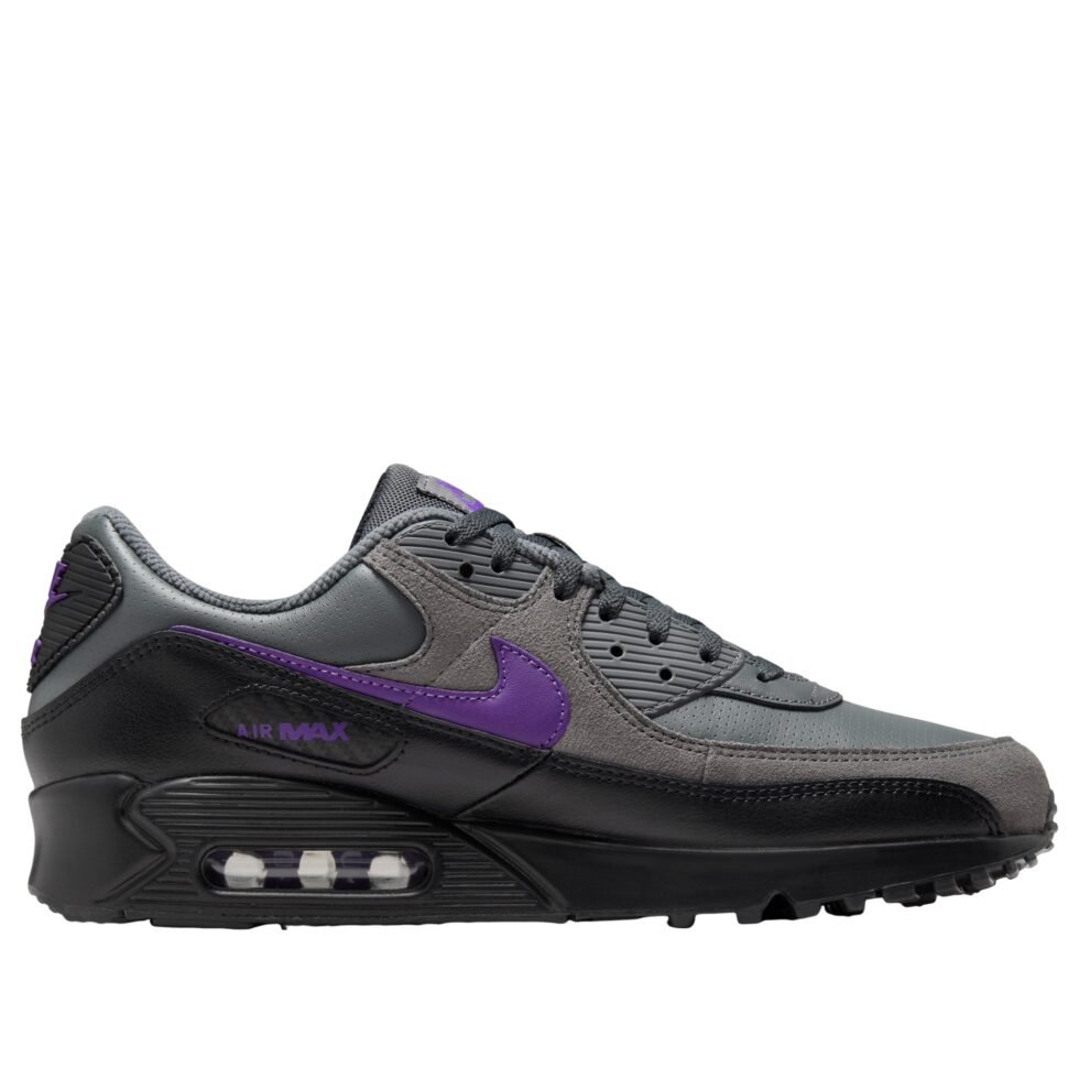 Nike Air Max 90 'Iron Grey Black Wild Grape' IF0670-004 - Image 6