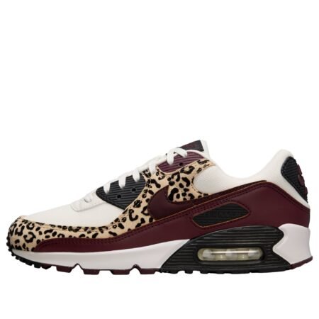 (WMNS) Nike Air Max 90 'Leopard Burgundy' IF1619-102