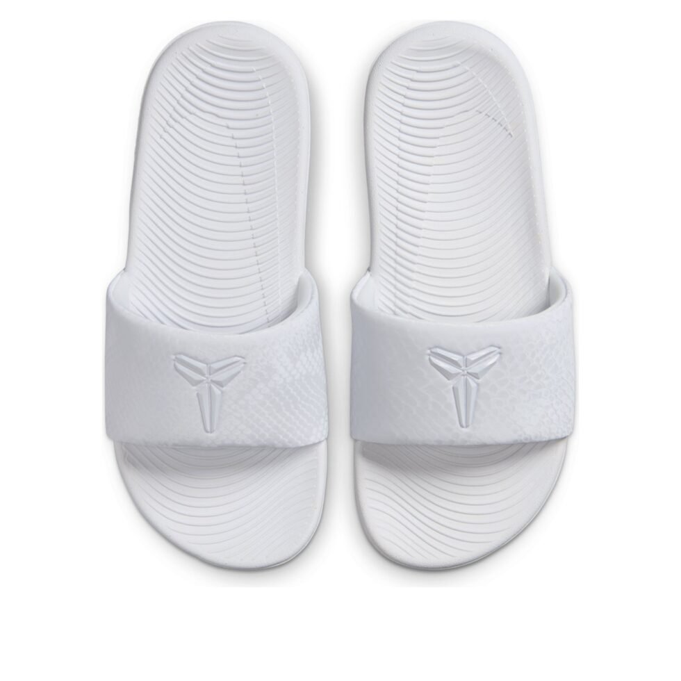 (GS) Nike Kobe Kawa Slides 'White' IF2871-100 - Image 3