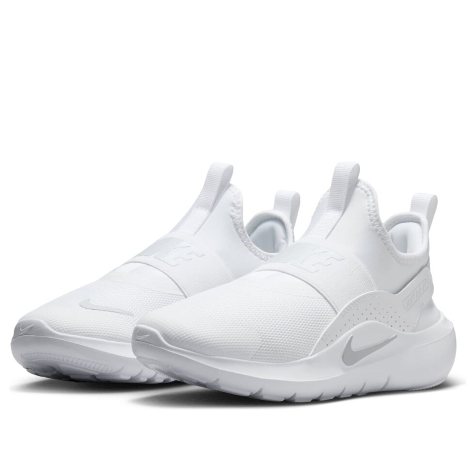 (GS) Nike Flex Runner 4 'White Platinum Tint' IF2893-102 - Image 4