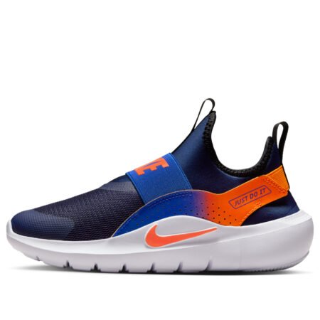 (GS) Nike Flex Runner 4 'Midnight Navy Total Orange Royal' IF2893-401