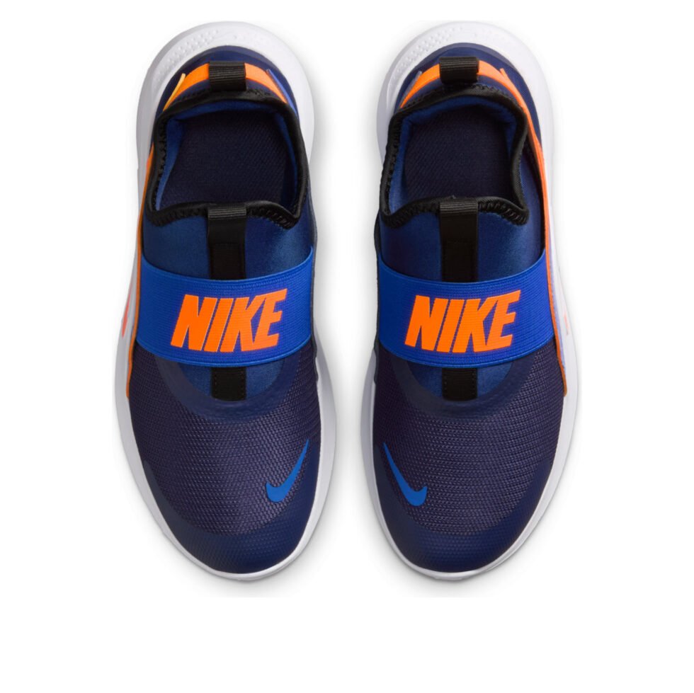 (GS) Nike Flex Runner 4 'Midnight Navy Total Orange Royal' IF2893-401 - Image 2