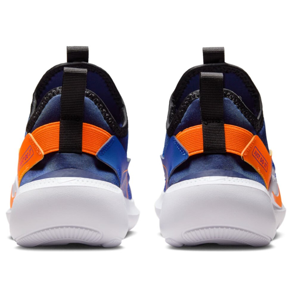 (GS) Nike Flex Runner 4 'Midnight Navy Total Orange Royal' IF2893-401 - Image 3