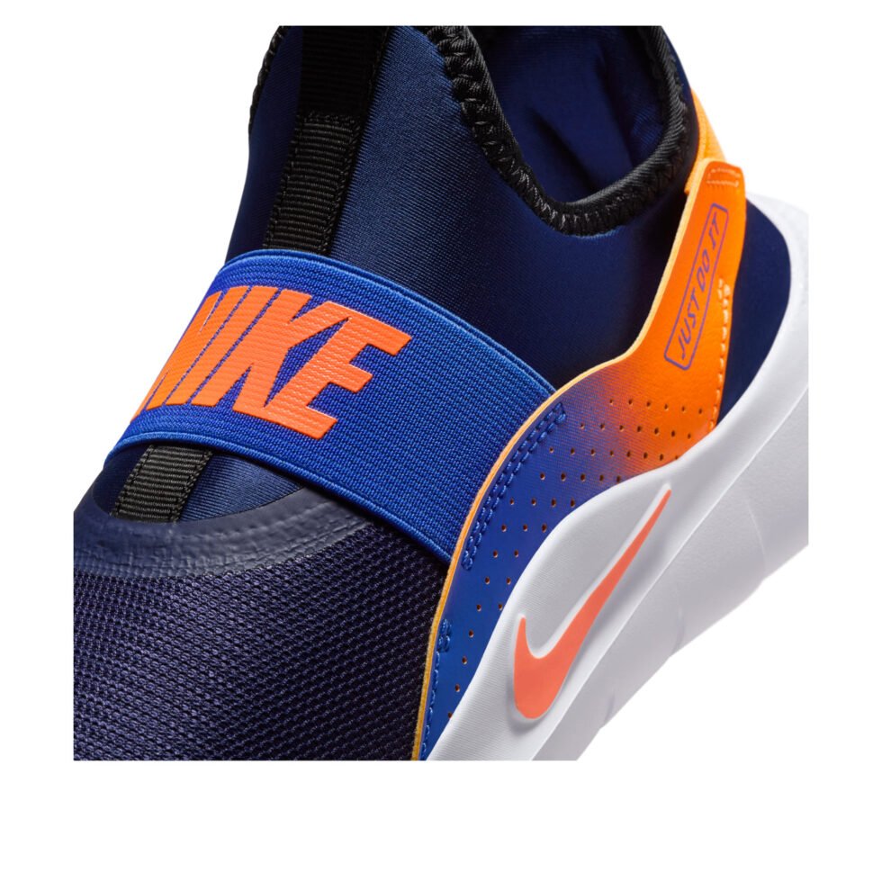(GS) Nike Flex Runner 4 'Midnight Navy Total Orange Royal' IF2893-401 - Image 5