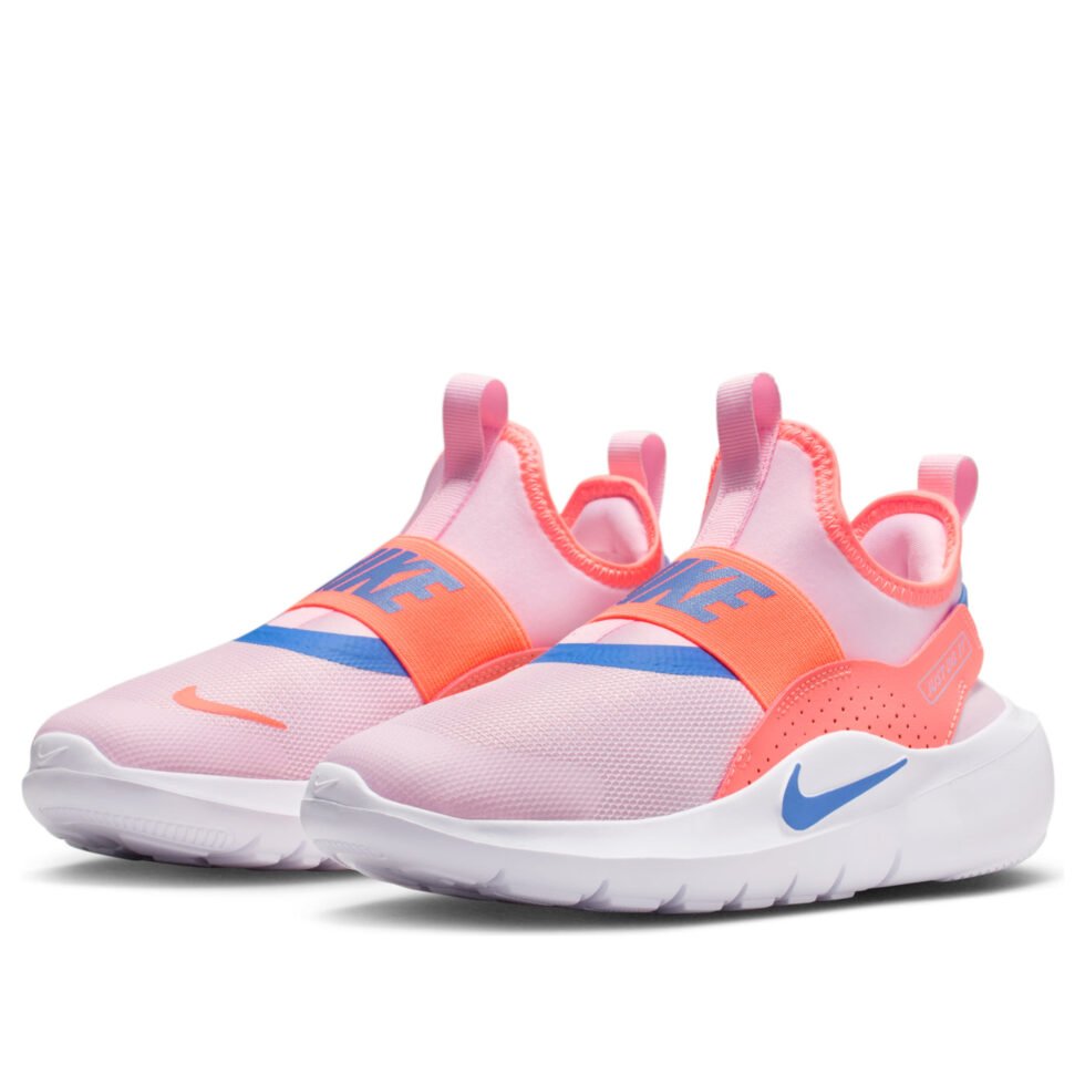 (GS) Nike Flex Runner 4 'Pink Foam Royal Blue' IF2893-601 - Image 4
