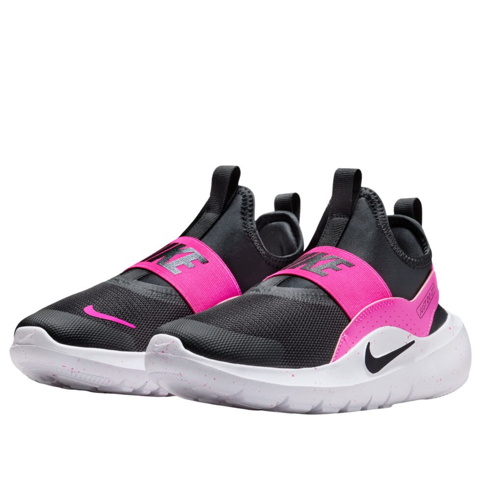 (GS) Nike Flex Runner 4 'Laser Fuchsia White Black' IF2893-604 - Image 4