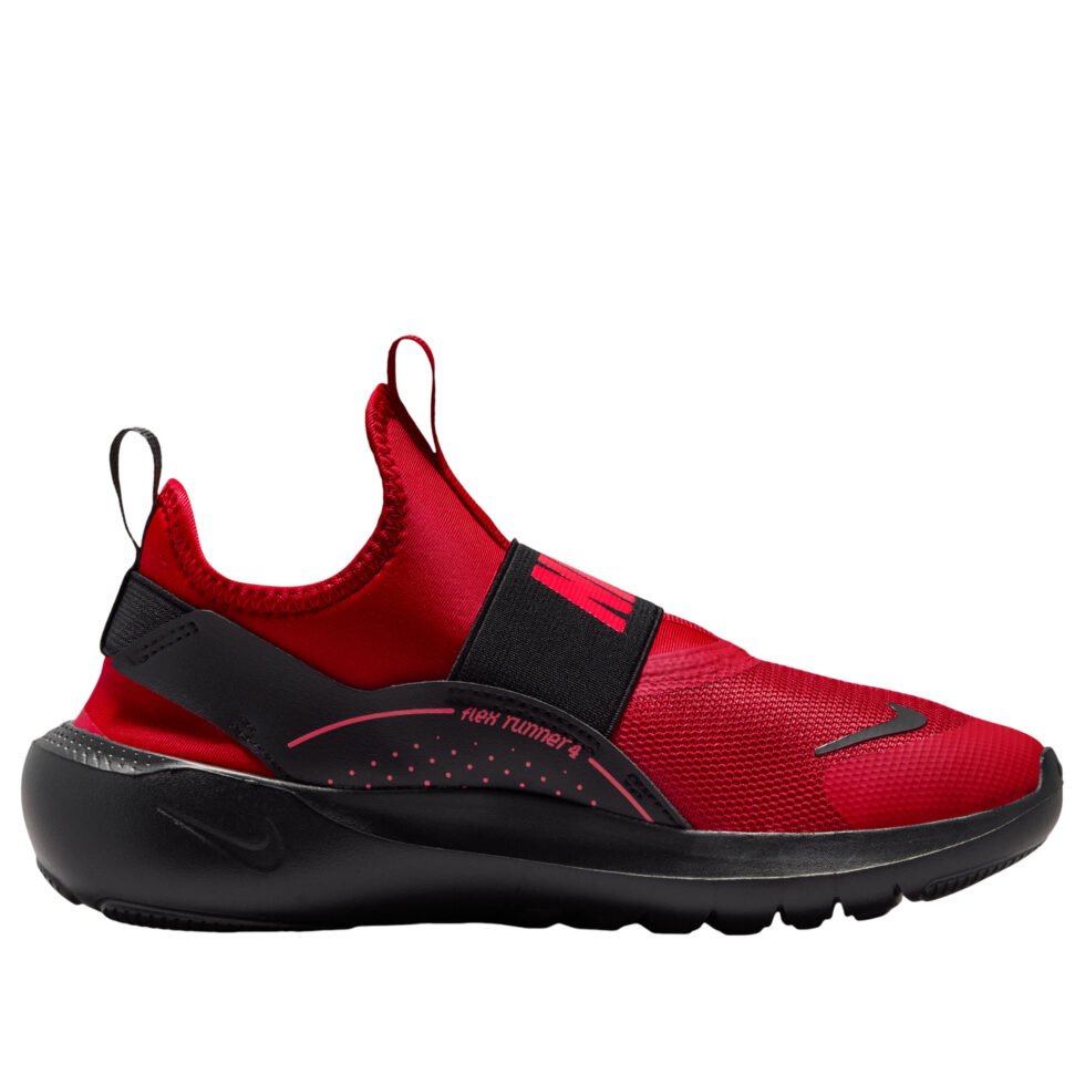 (GS) Nike Flex Runner 4 'University Red Black' IF2893-608 - Image 2