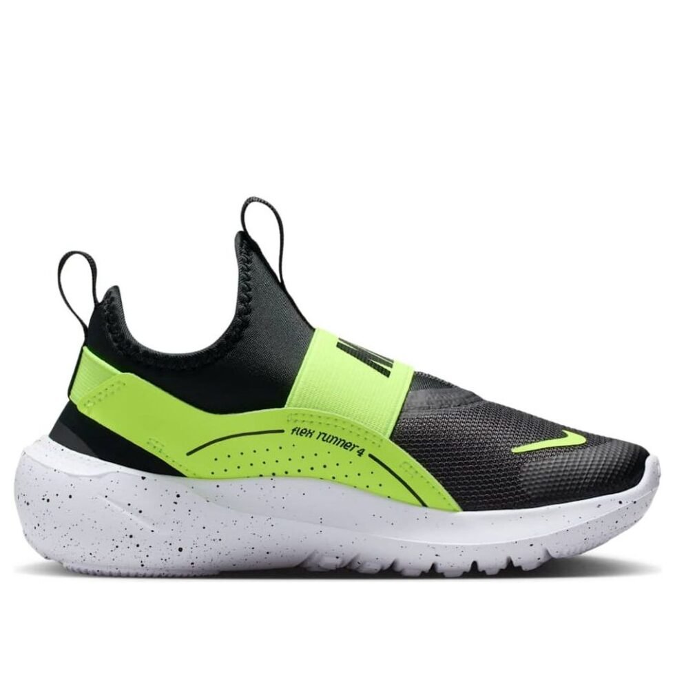(PS) Nike Flex Runner 4 'Black Volt' IF2894-003 - Image 6
