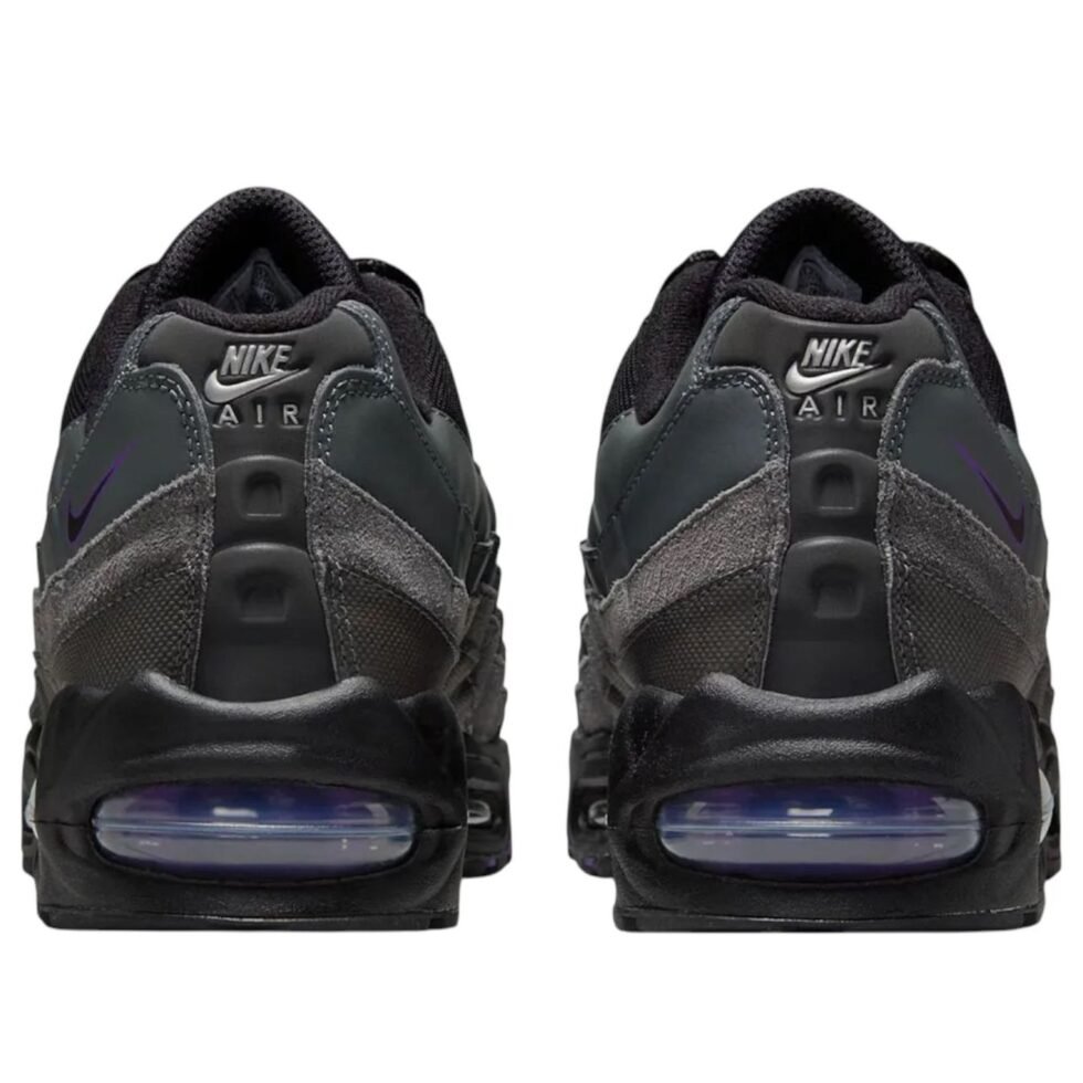 Nike Air Max 95 'Black Grey Purple' IH1228-001 - Image 4