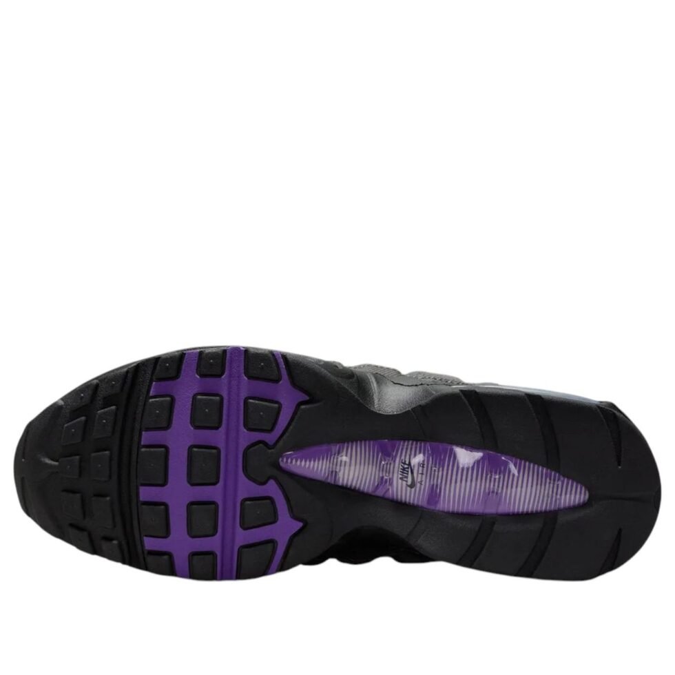 Nike Air Max 95 'Black Grey Purple' IH1228-001 - Image 5