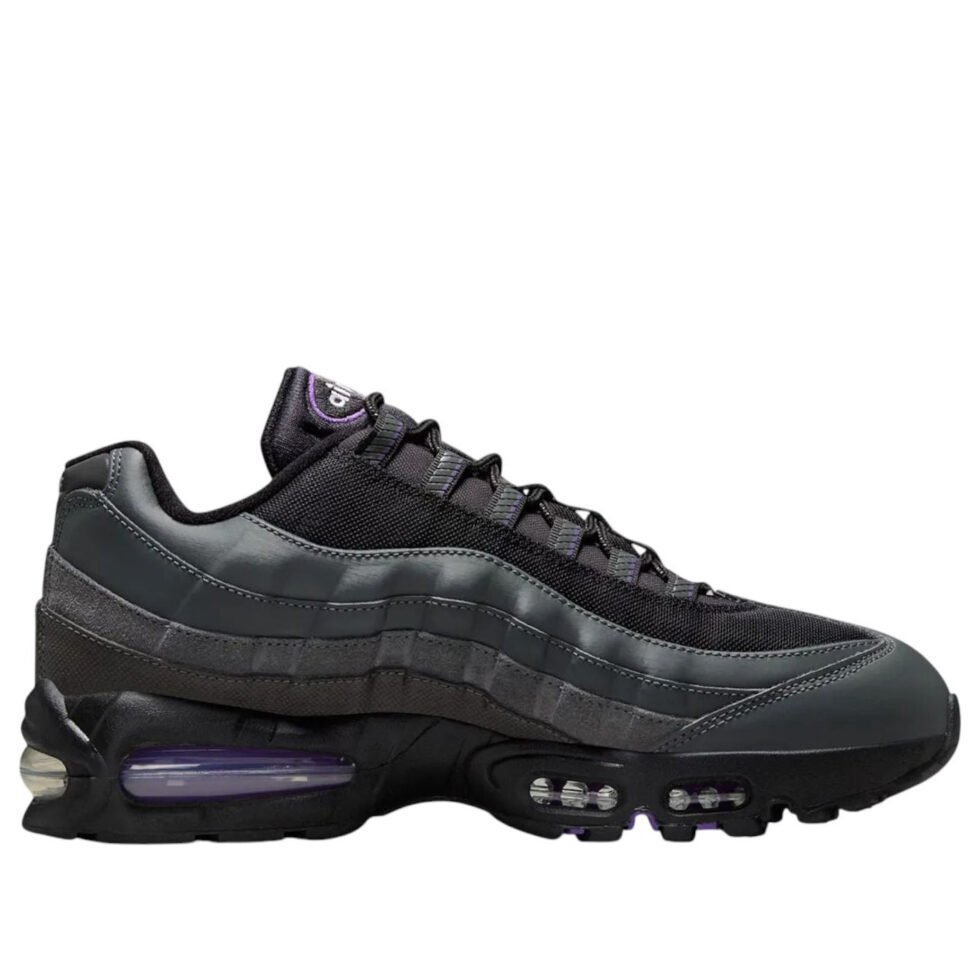 Nike Air Max 95 'Black Grey Purple' IH1228-001 - Image 6