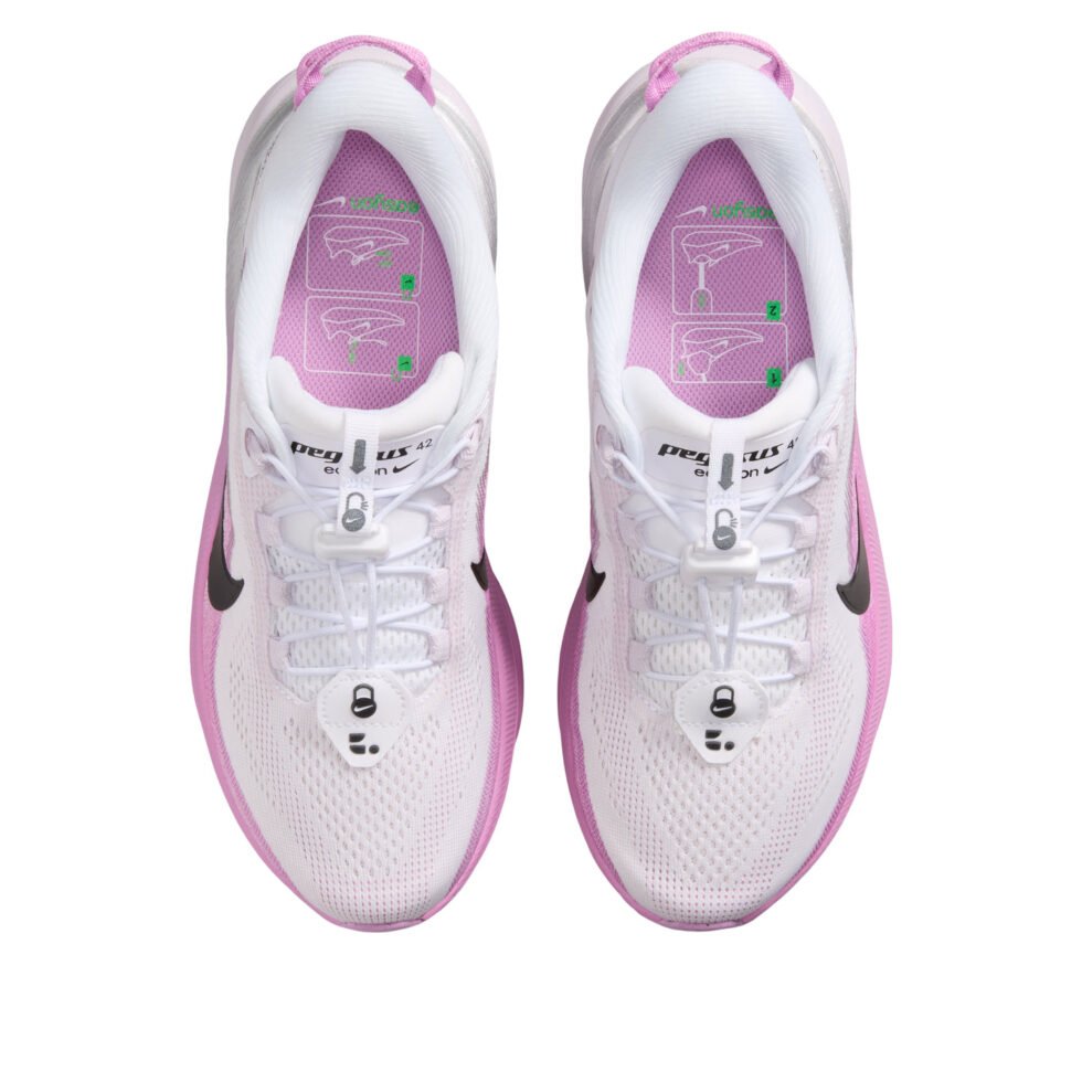 (WMNS) Nike Air Zoom Pegasus 42 EasyOn 'White Light Magenta' IH1850-100 - Image 3