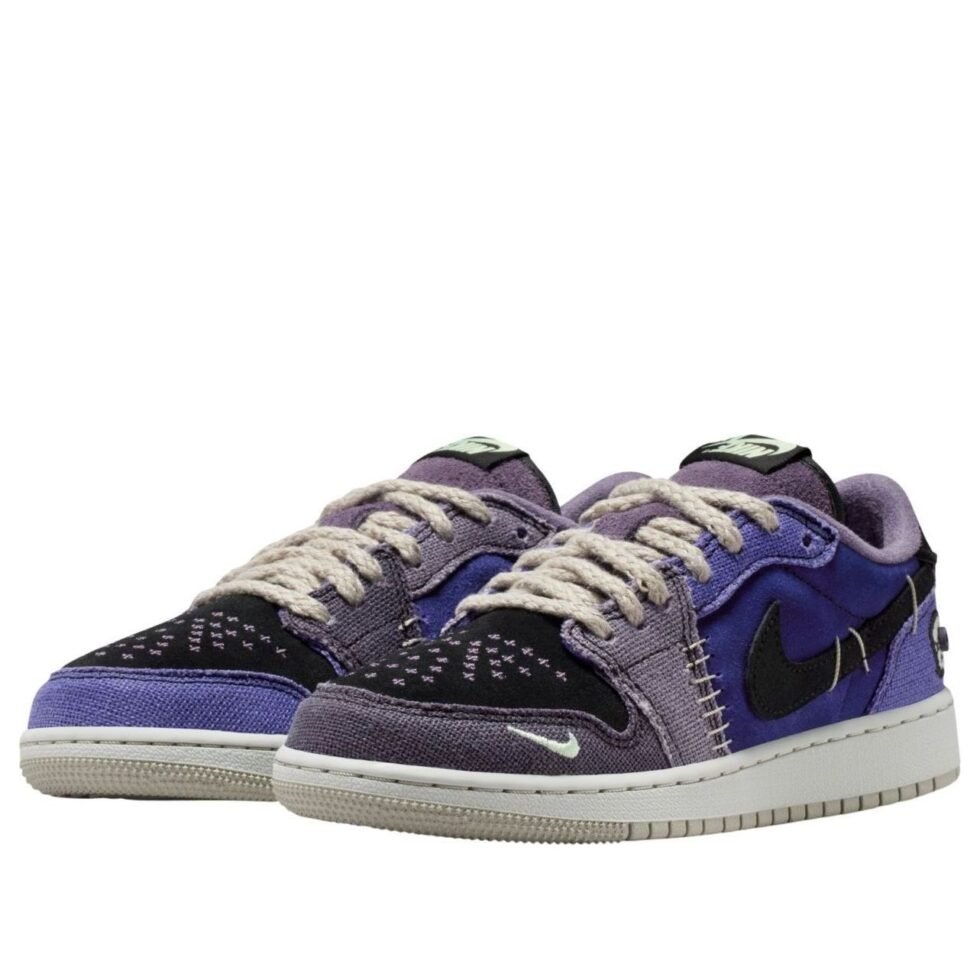 (GS) Air Jordan x Zion Williamson 1 Retro Low OG 'Voodoo Alternate' IH2725-500 - Image 4