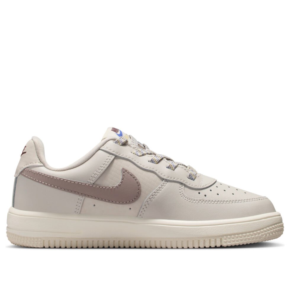 (PS) Nike Force 1 Low LV8 EasyOn 'Light Orewood Brown Burgundy Crush' IH4496-100 - Image 6