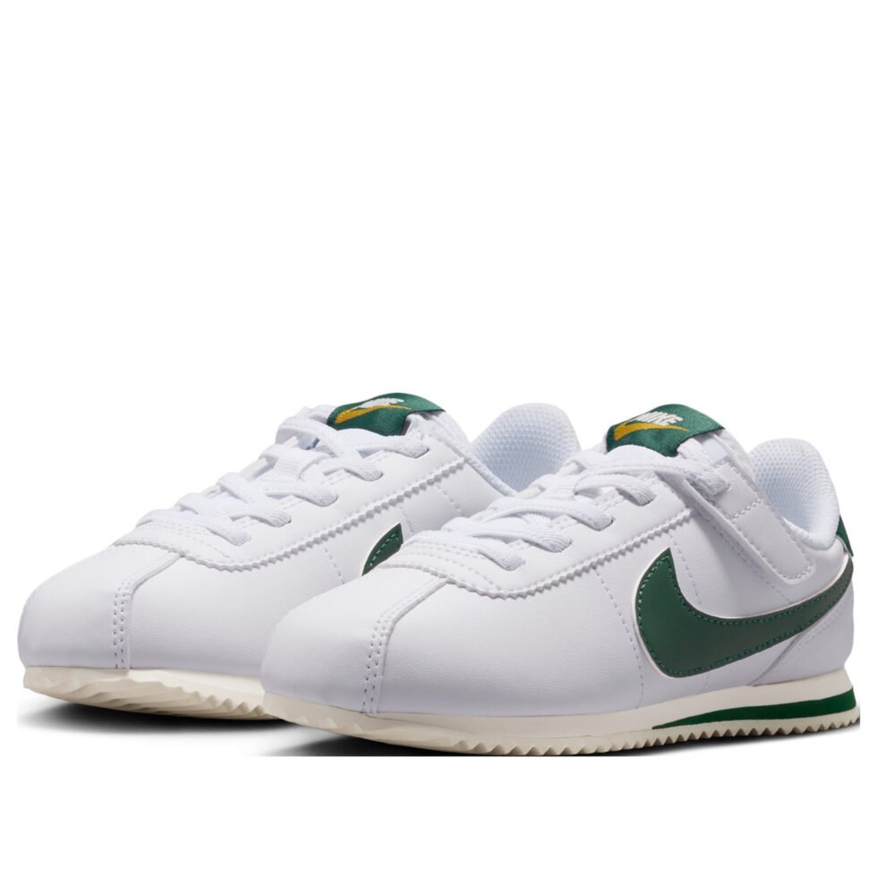 (PS) Nike Cortez EasyOn 'White Soft Pearl Ochre' IH7656-103 - Image 4