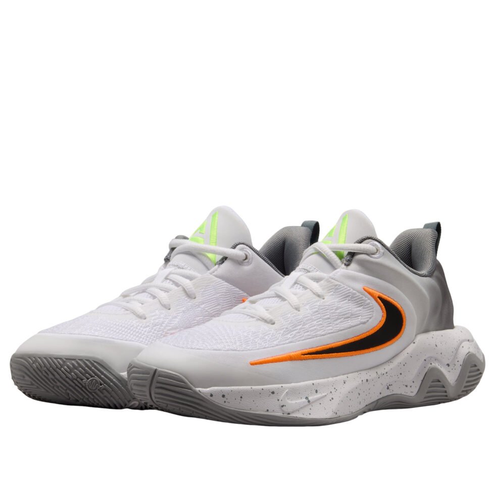 (GS) Nike Giannis Immortality 4 'White Volt Wolf Grey Black' IH7664-101 - Image 4