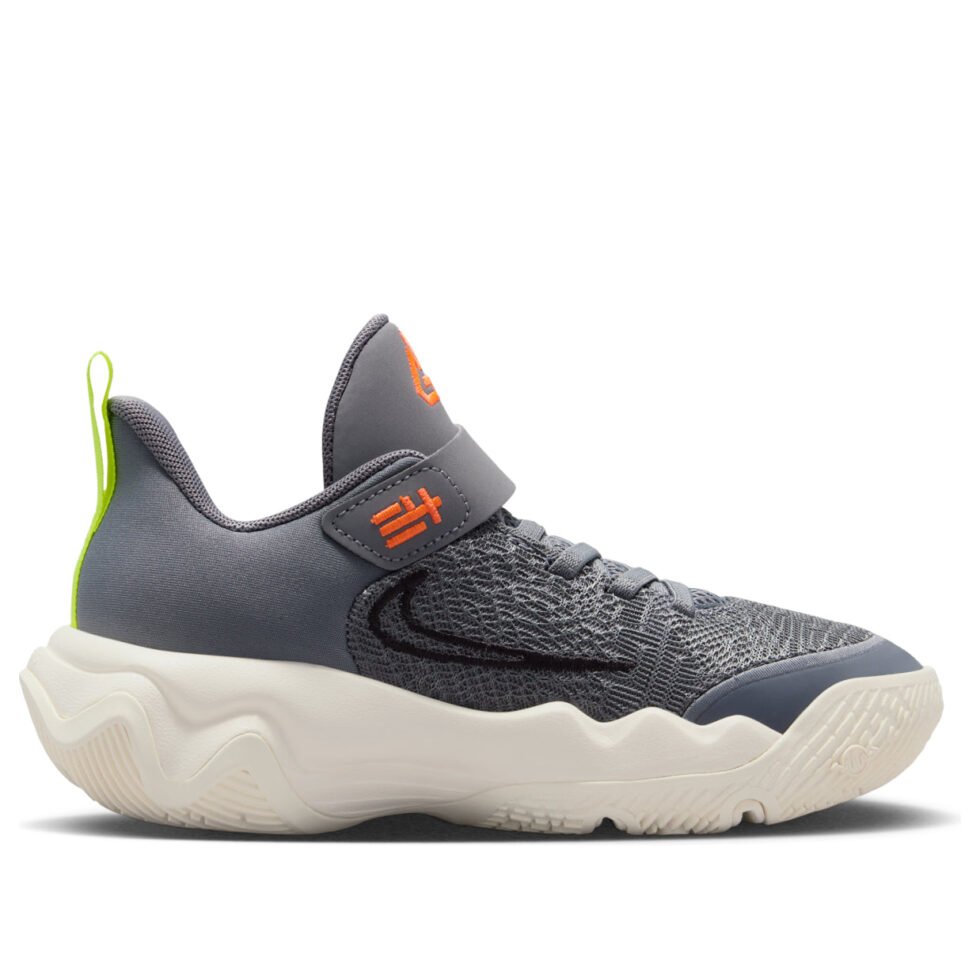 (PS) Nike Giannis Immortality 4 'Deep Gray Fluorescent Yellow' IH7665-500 - Image 6