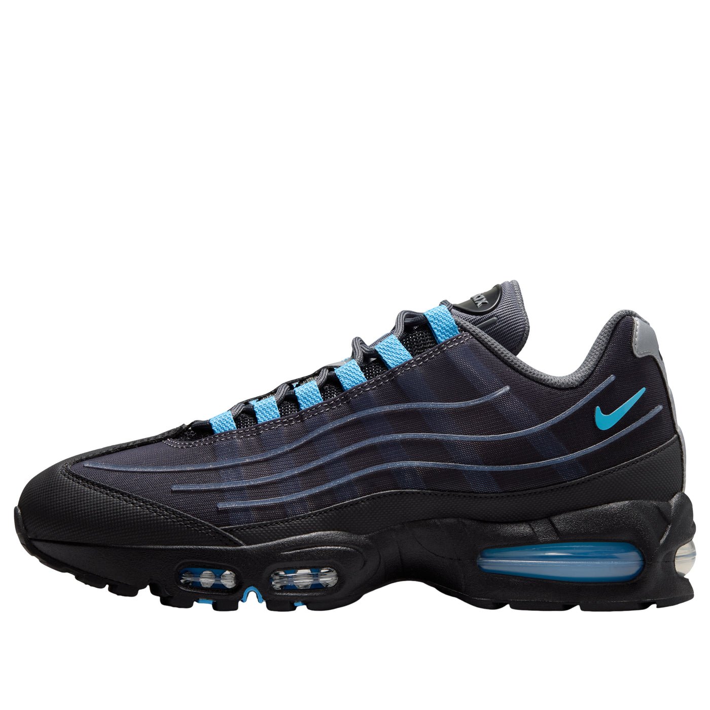 Nike Air Max 95 Big Bubble 'Black Iron Grey University Blue' IH7853-002