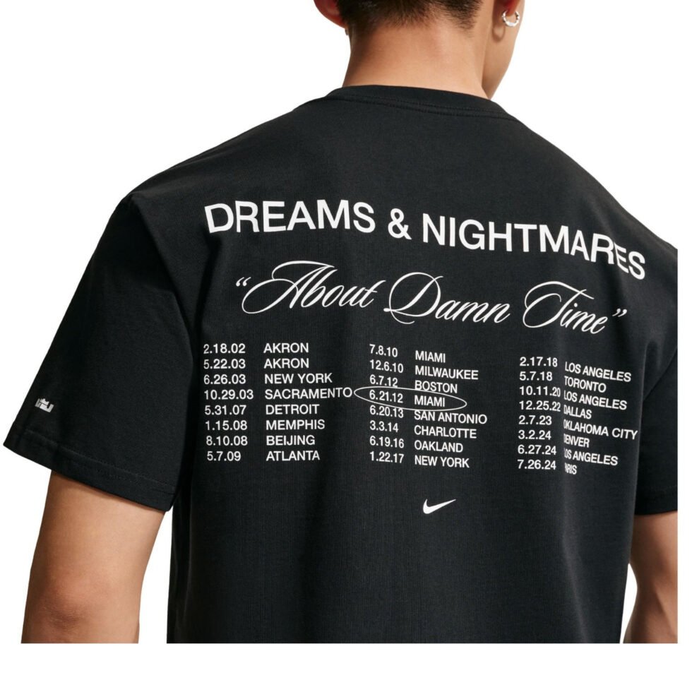 Nike Lebron T-Shirt 'Dreams And Nightmares' IH8586-010 - Image 2