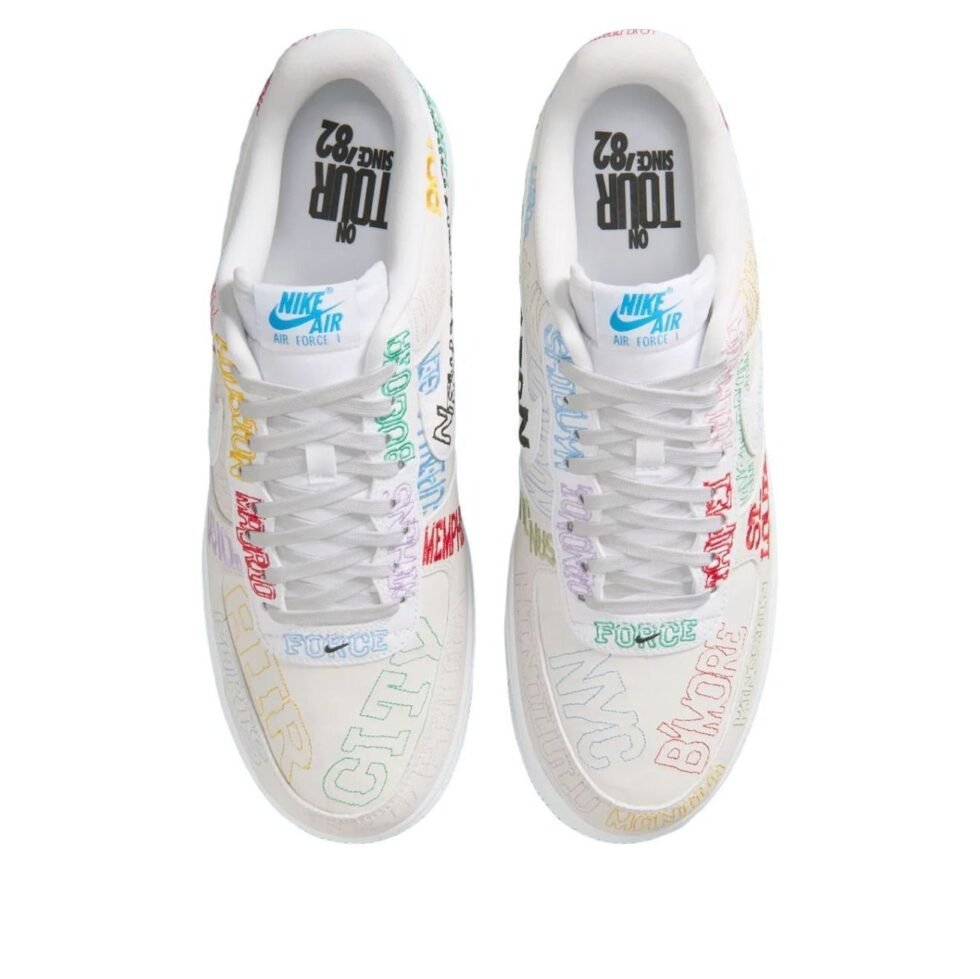 Nike Air Force 1 Low 'On Tour White' II1549-100 - Image 4