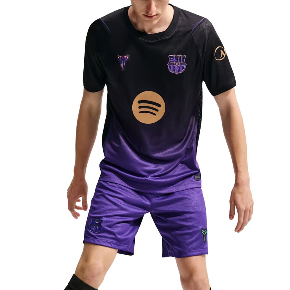 Nike Kobe x F.C. Barcelona 2026/27 Stadium Away Dri-FIT Replica T-Shirt 'Field Purple Black Metallic Gold' II1912-505 - Image 2