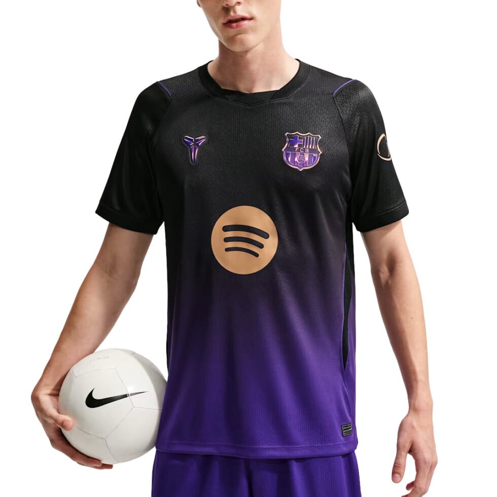 Nike Kobe x F.C. Barcelona 2026/27 Stadium Away Dri-FIT Replica T-Shirt 'Field Purple Black Metallic Gold' II1912-505 - Image 3