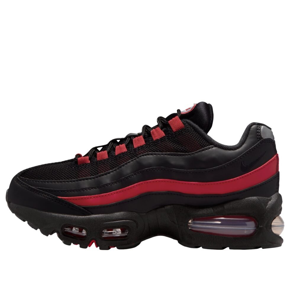 (GS) Nike Air Max 95 'Black Team Crimson' II4130-015