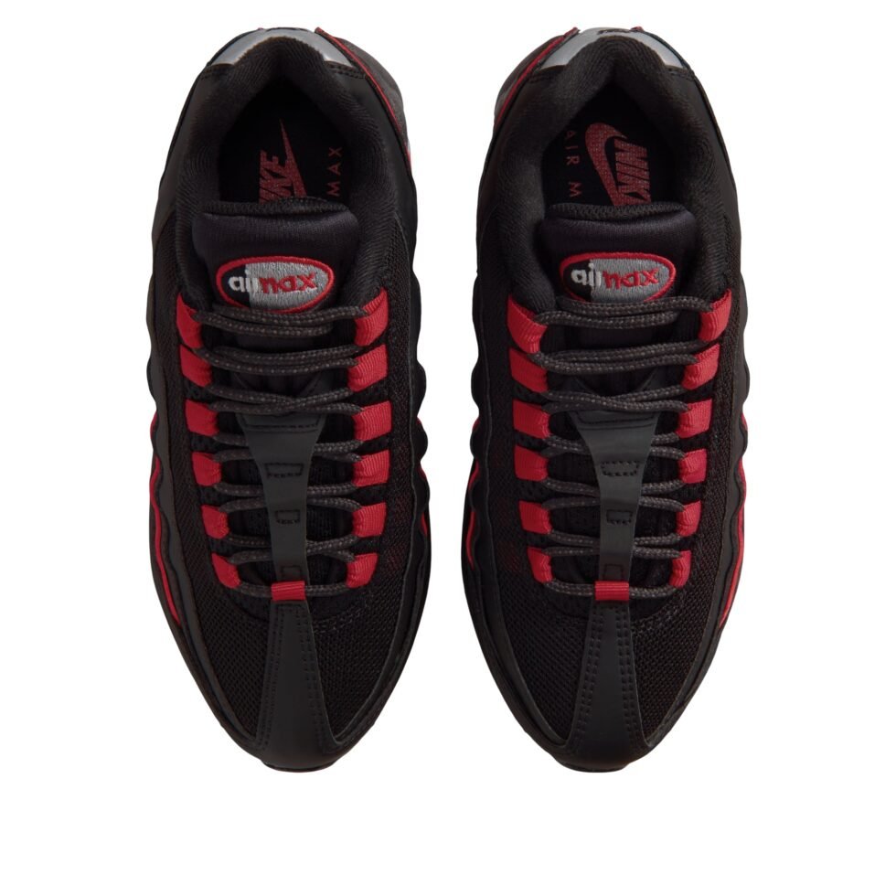 (GS) Nike Air Max 95 'Black Team Crimson' II4130-015 - Image 2
