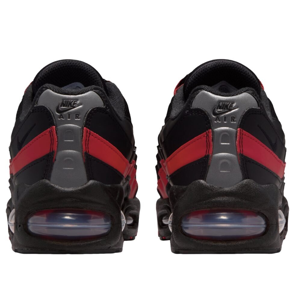 (GS) Nike Air Max 95 'Black Team Crimson' II4130-015 - Image 3