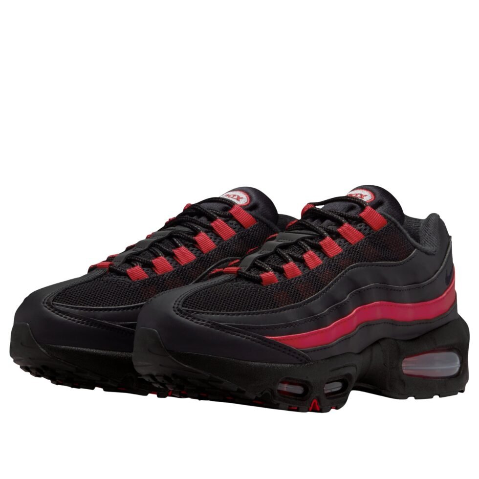 (GS) Nike Air Max 95 'Black Team Crimson' II4130-015 - Image 4