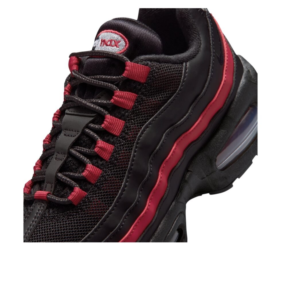 (GS) Nike Air Max 95 'Black Team Crimson' II4130-015 - Image 5