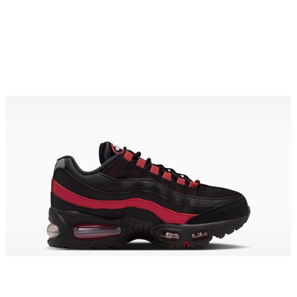 (GS) Nike Air Max 95 'Black Team Crimson' II4130-015 - Image 6