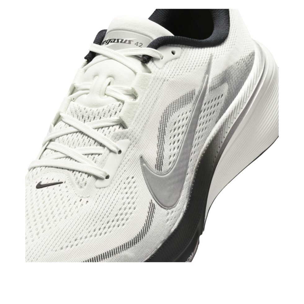 Nike Air Zoom Pegasus 42 'Summit White Metallic Silver Black' II7210-100 - Image 5