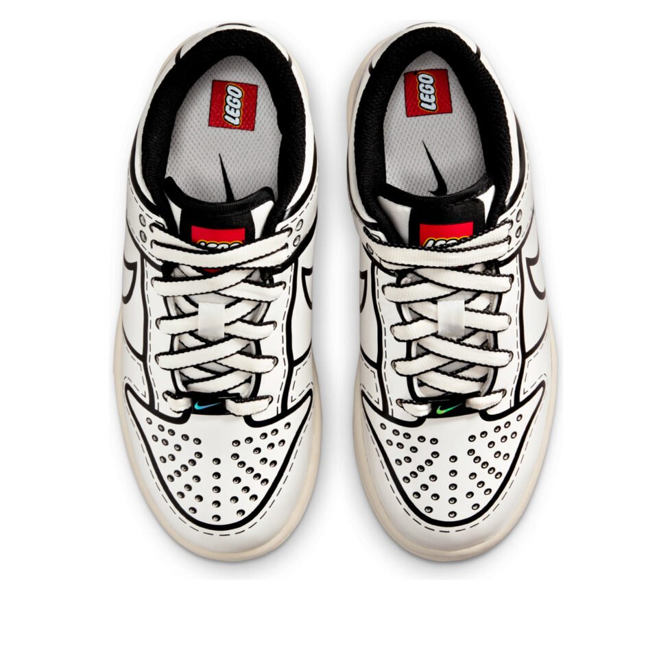(PS) Nike x Lego Dunk Low 'Sail' II7288-100 - Image 2