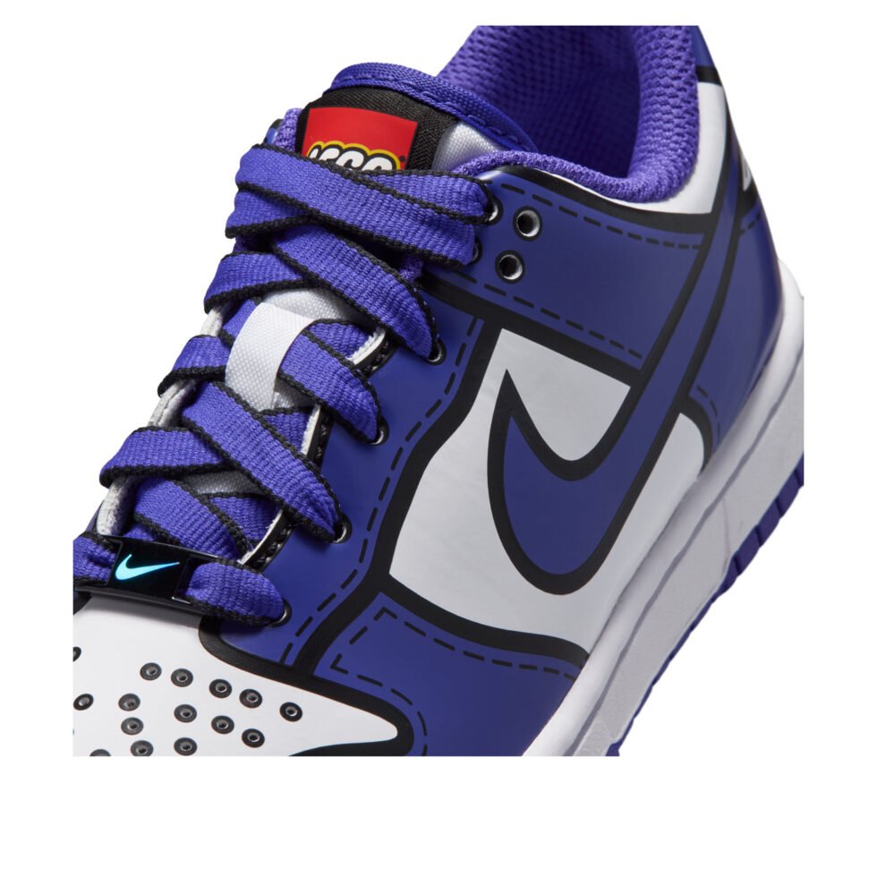 (PS) Nike x LEGO Dunk Low 'White Bright Concord' II7288-102 - Image 7