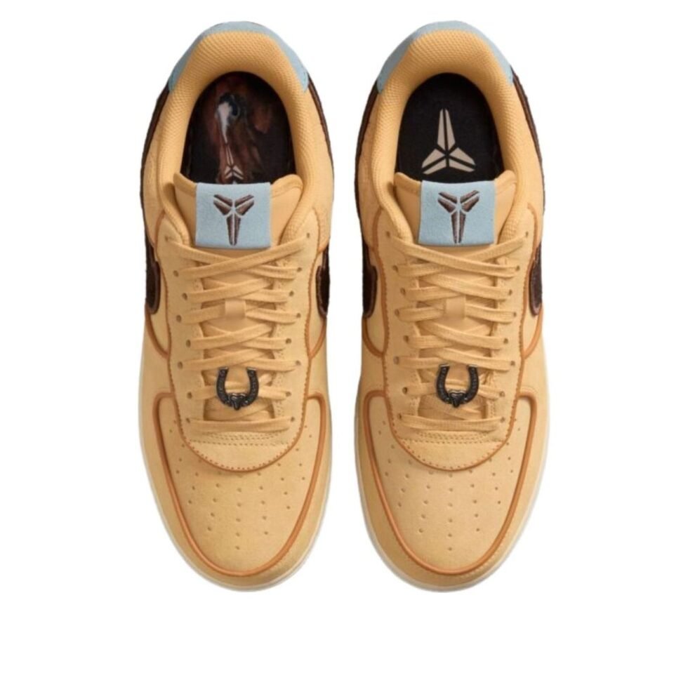 Nike x Kobe Bryant x Pau Gasol Air Force 1 'Siempre Hermano' IM0582-700 - Image 4