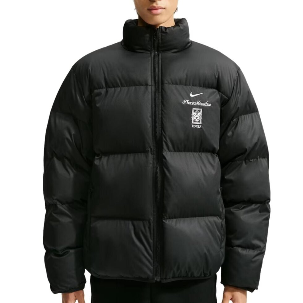 Nike x South Korea x Peaceminusone Cryoshot Padded Jacket 'Black' IM3224-010 - Image 2
