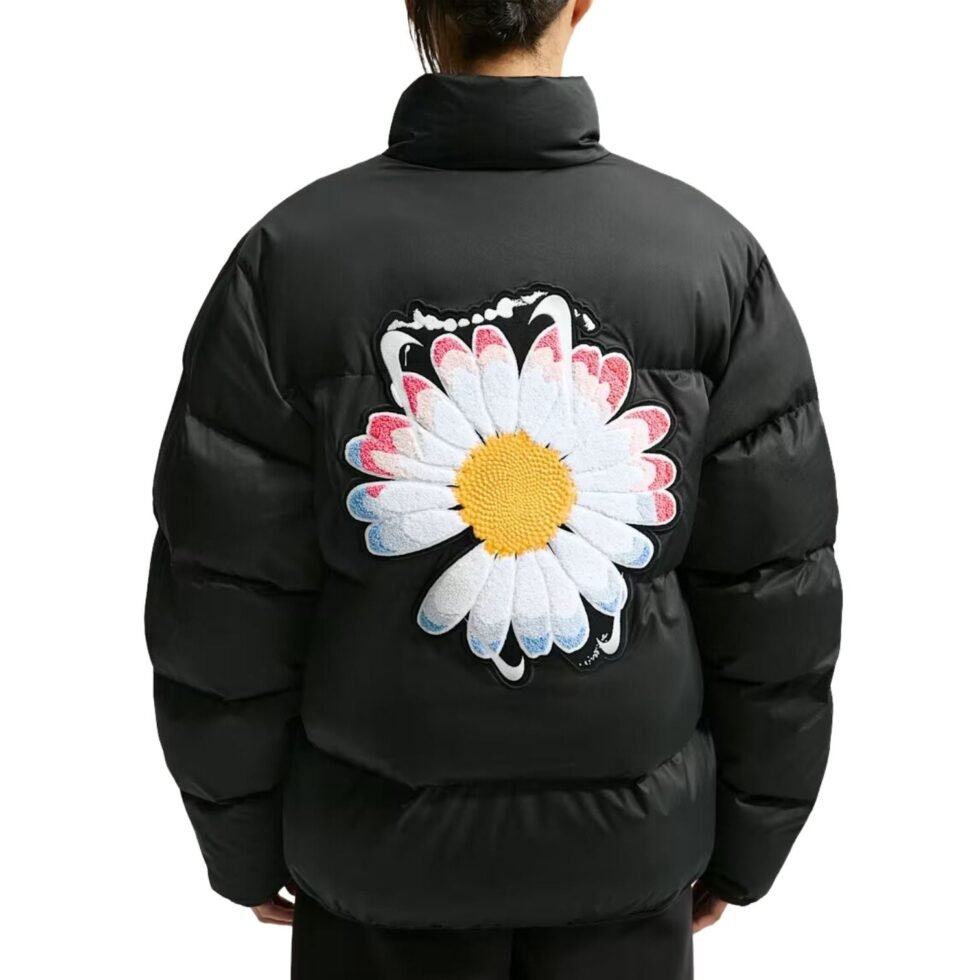 Nike x South Korea x Peaceminusone Cryoshot Padded Jacket 'Black' IM3224-010 - Image 3