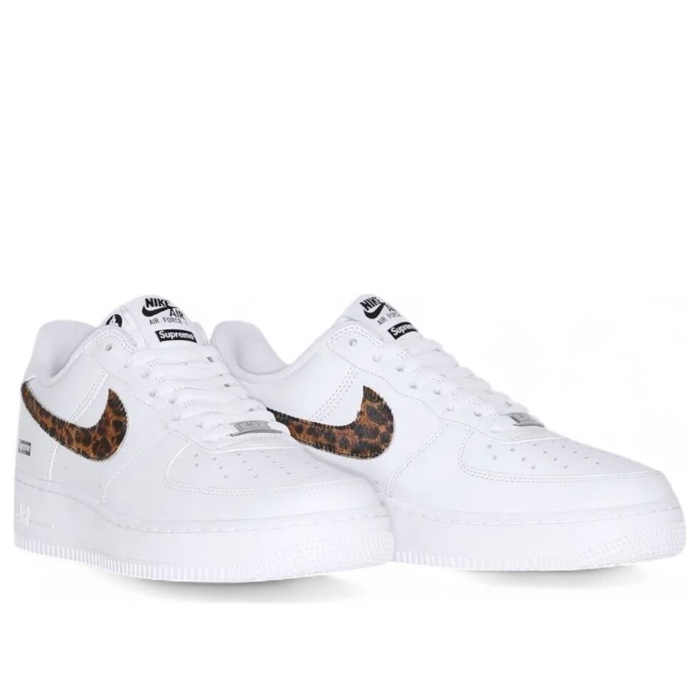Nike x Supreme x Goodenough Air Force 1 Low 'White' IM3483-100 - Image 2