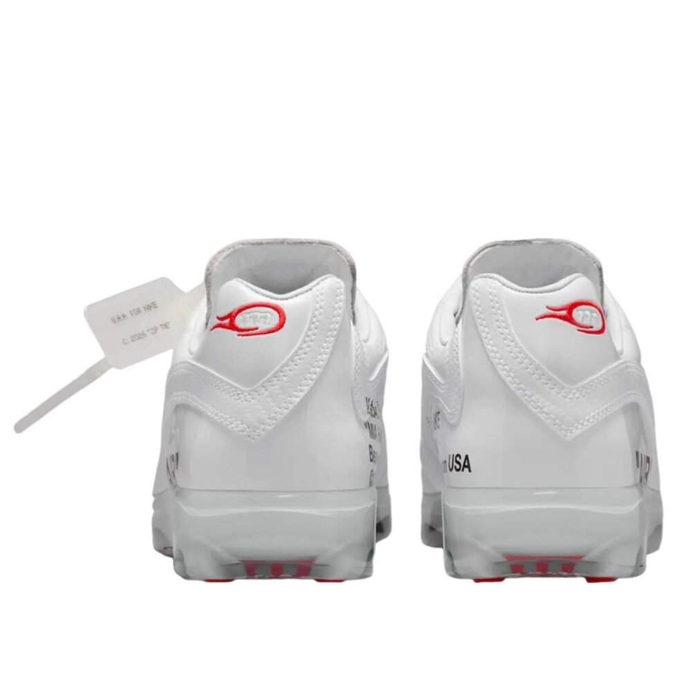 Nike x USA x Virgil Abloh Archives Cryoshot Zoom M9 'White University Red Black' IM3886-100 - Image 4