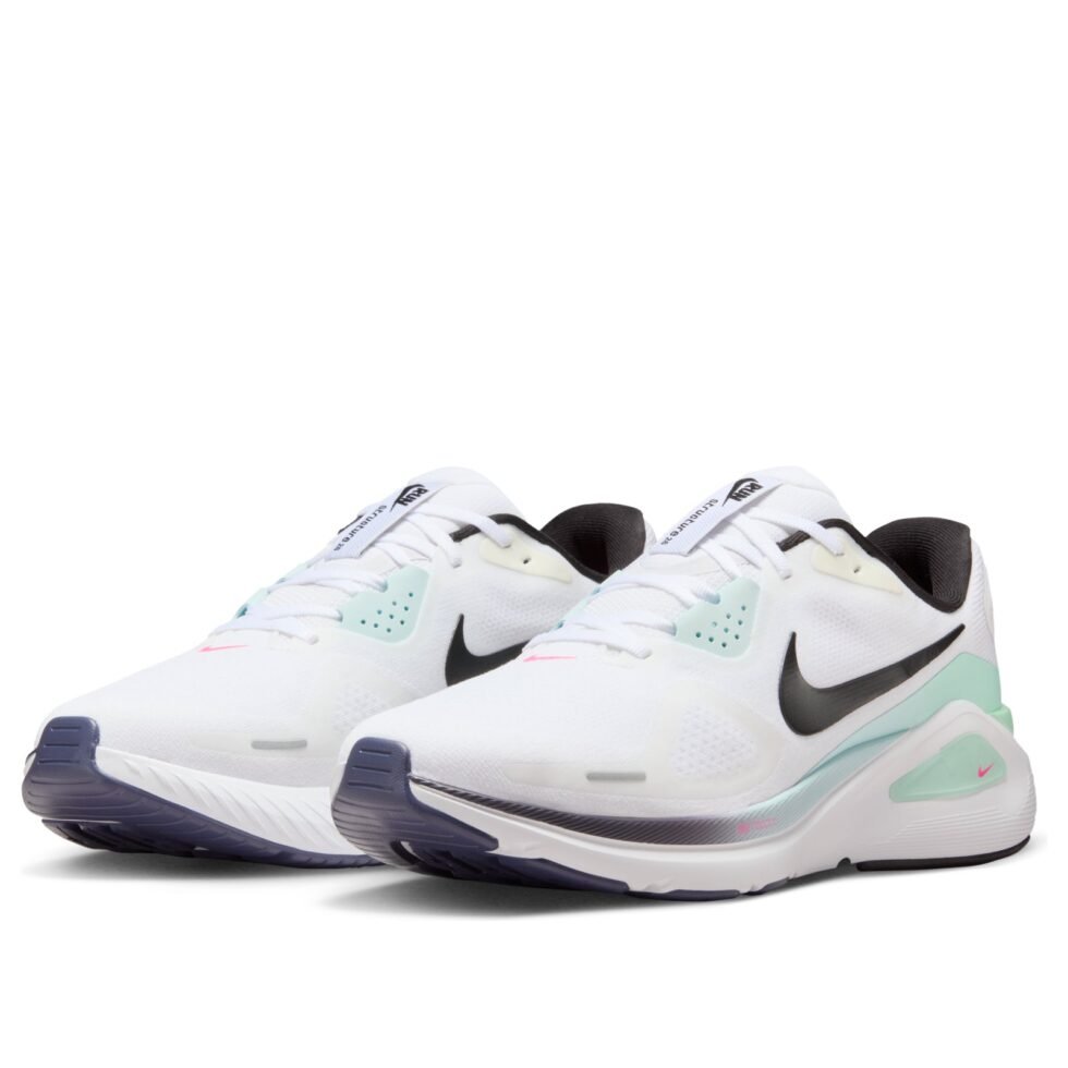 Nike Structure 26 'White Black Hyper Pink Mint'  IM6675-101 - Image 4