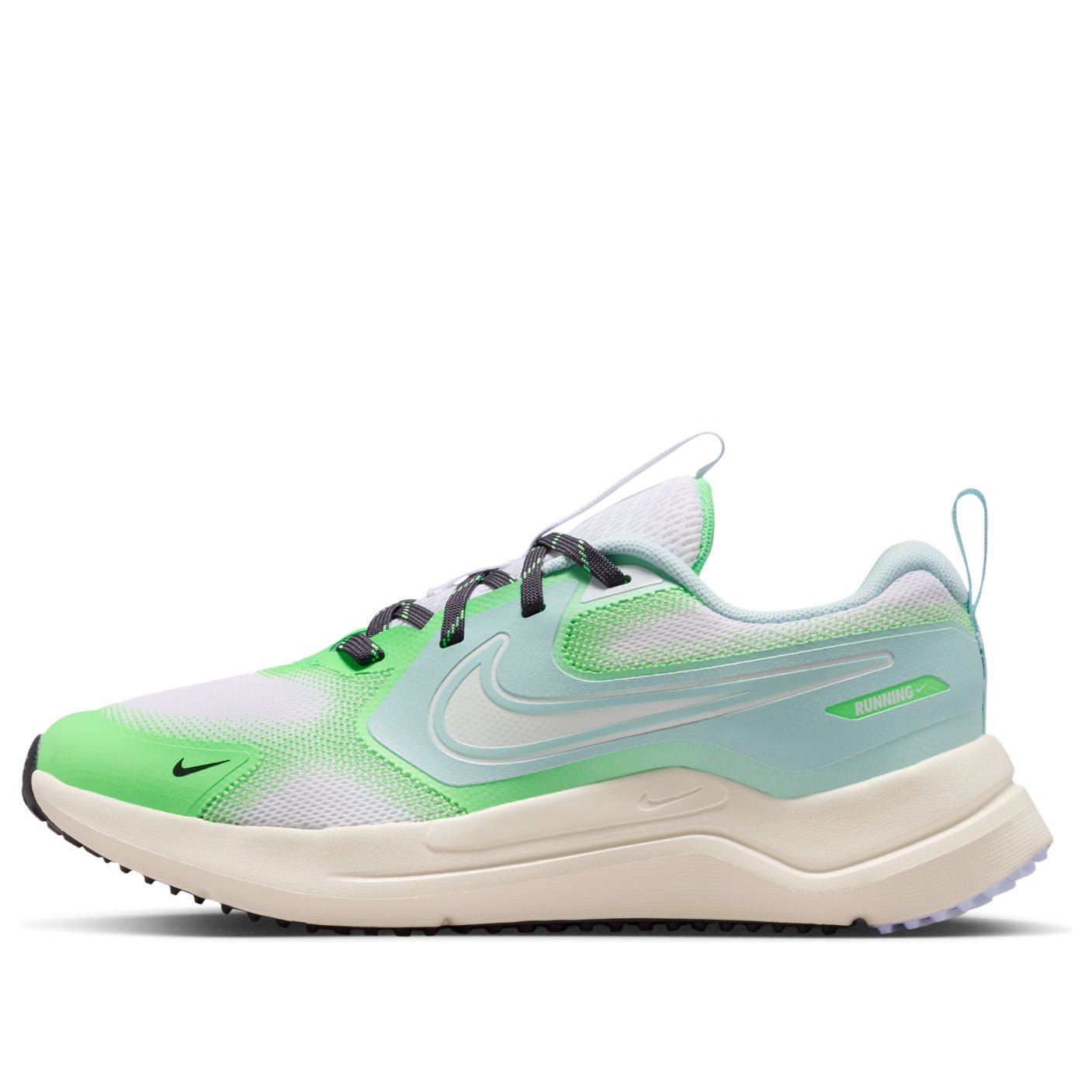 (GS) Nike Cosmic Runner 'White Illusion Green Glacier Blue' IM6704-110