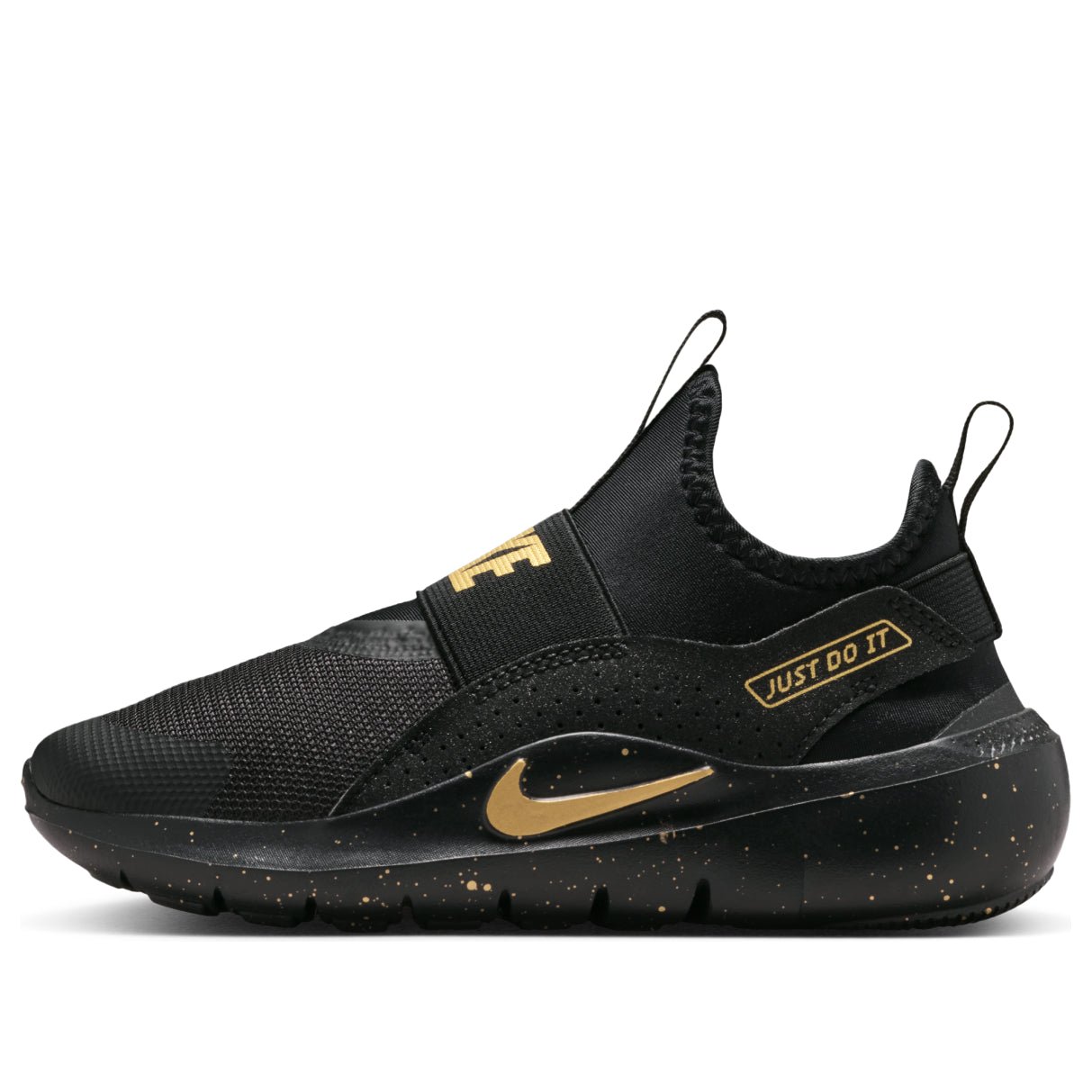 (PS) Nike Flex Runner 4 'Black Metallic Gold' IM6736-001