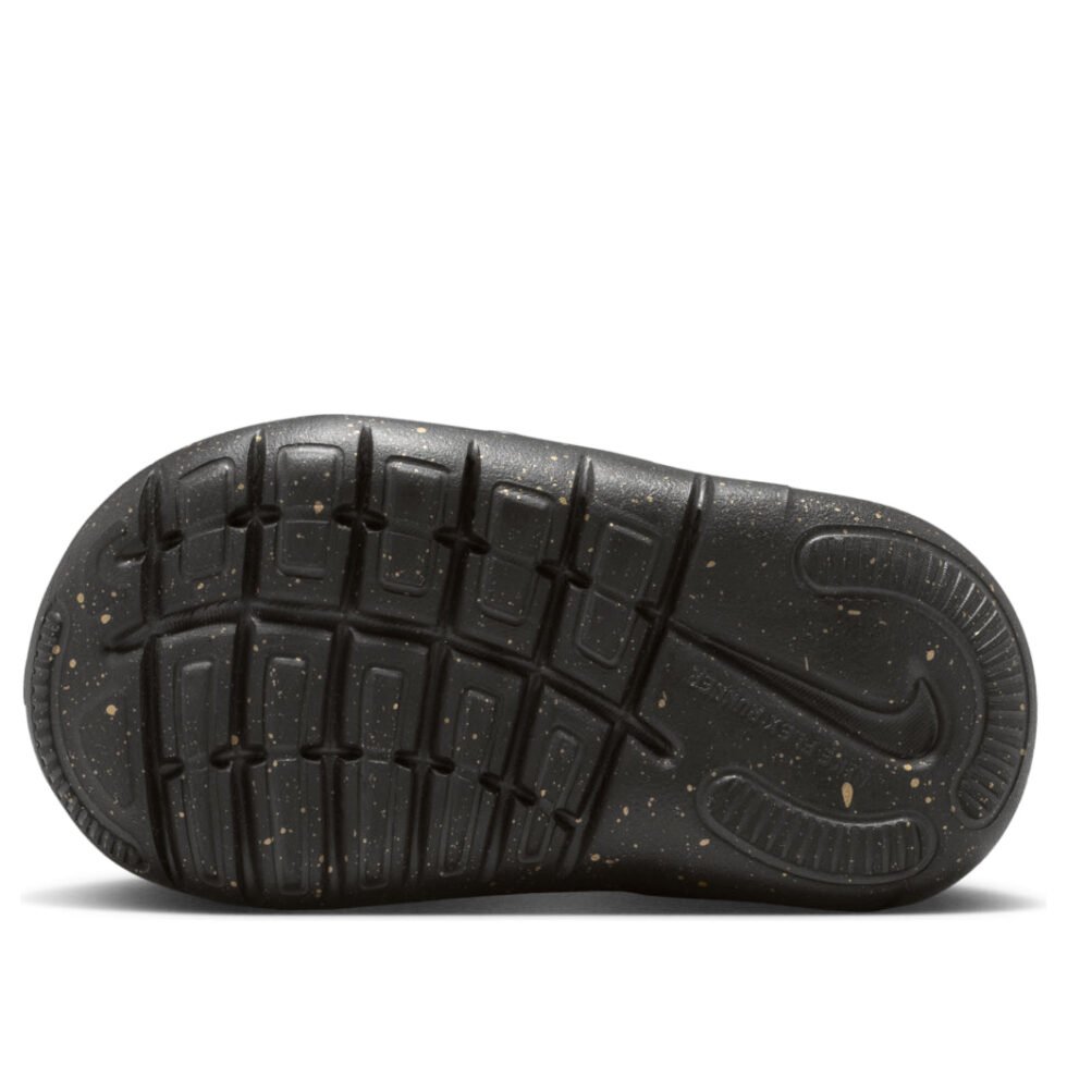 (TD) Nike Flex Runner 4 'Black Metallic Gold' IM6738-001 - Image 6