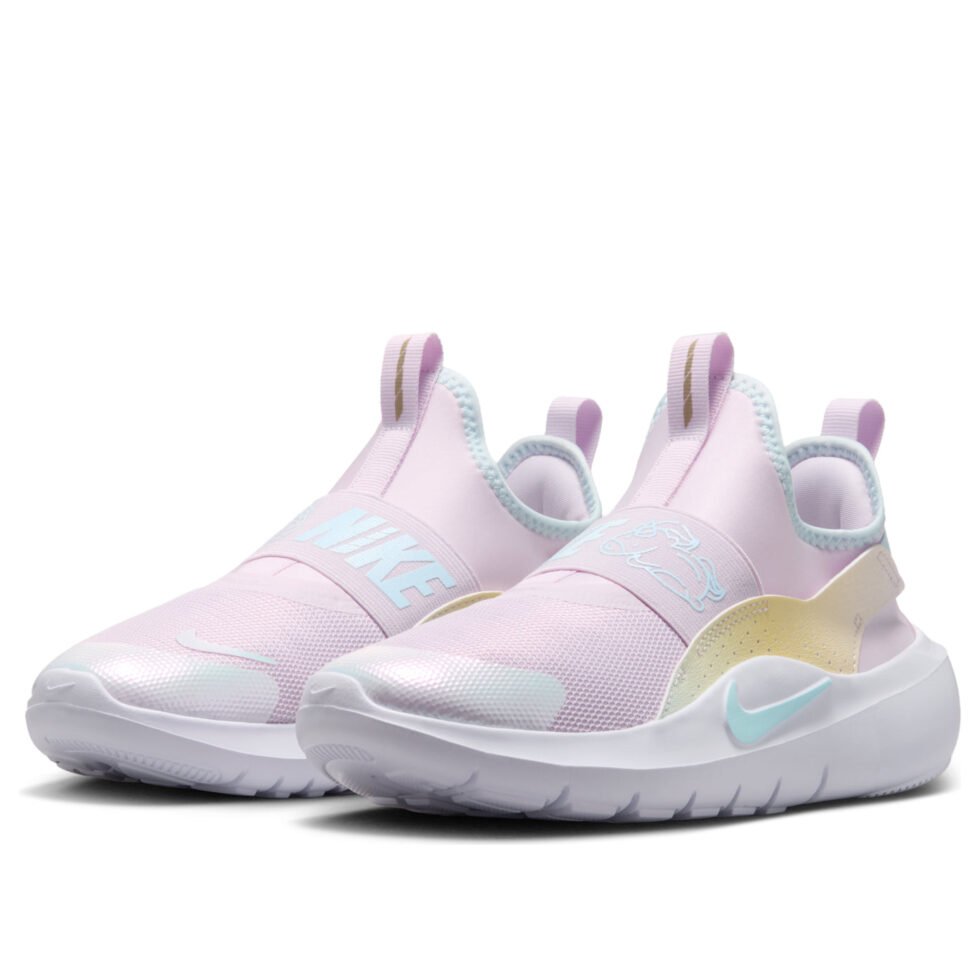 (GS) Nike Flex Runner 4 'Bleached Lilac Glacier Blue' IM7653-500 - Image 5