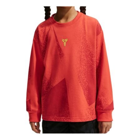 (GS) Nike Kobe Dri-FIT Max90 Long-Sleeve T-Shirt 'Light Crimson' IO1148-696
