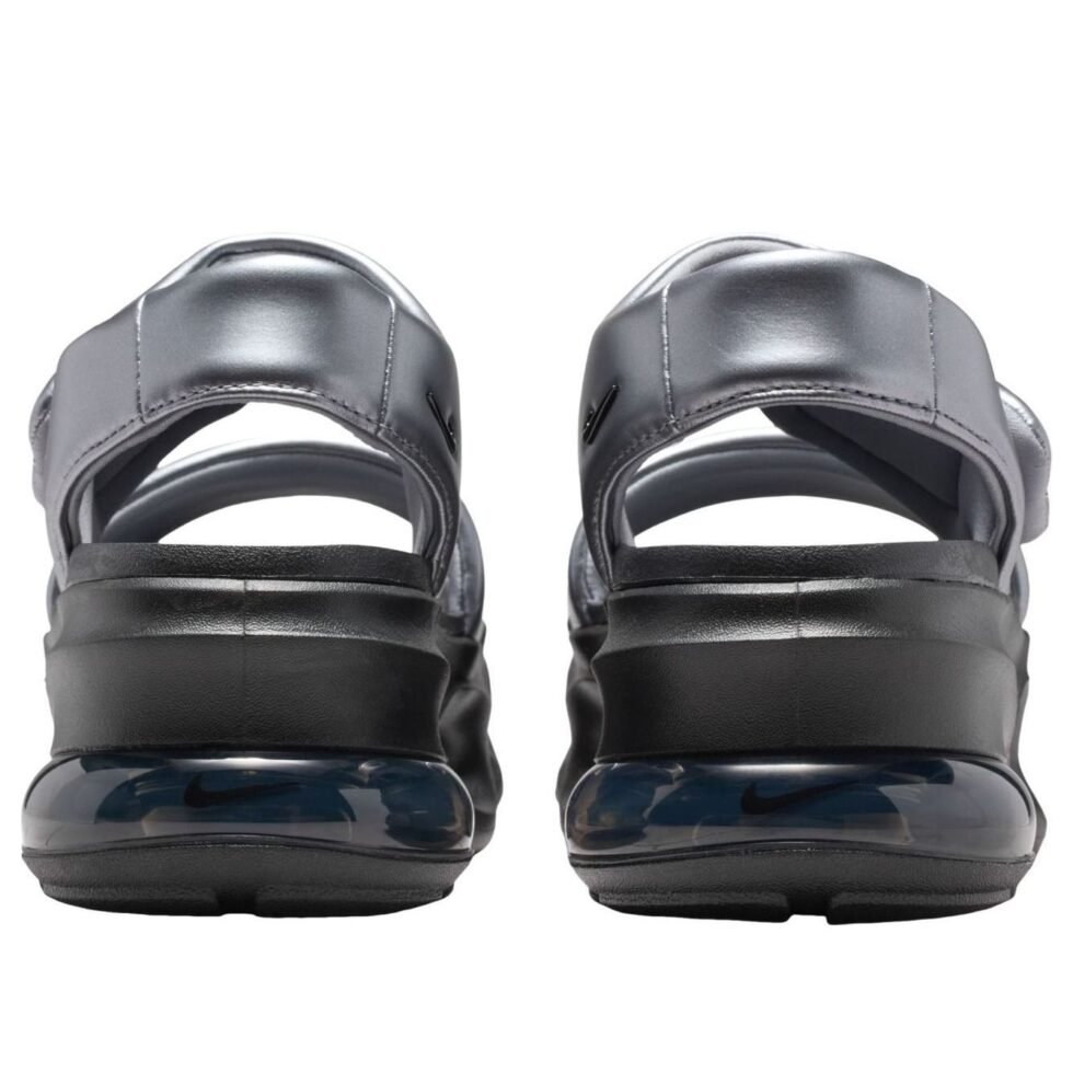 (WMNS) Nike Air Max Halo Sandals 'Metallic Cool Grey Black' IO1959-010 - Image 3