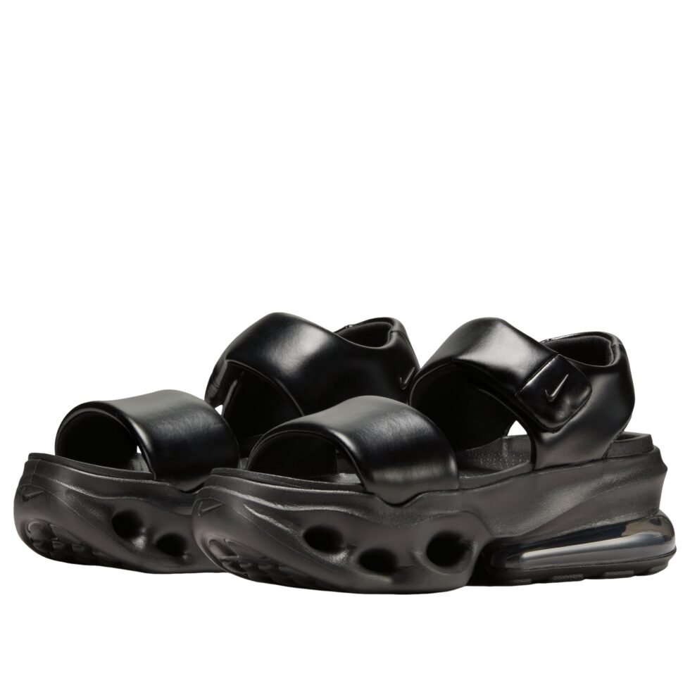 (WMNS) Nike Air Max Halo Sandals 'Black Anthracite' IO1959-012 - Image 4